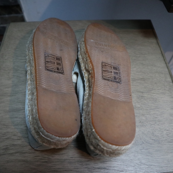 Soludos Mimosa Embroidered Wine Orange Espadrilles Slip On Flats Size 9 Jute - Picture 12 of 13